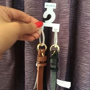 Brand new skinny belts